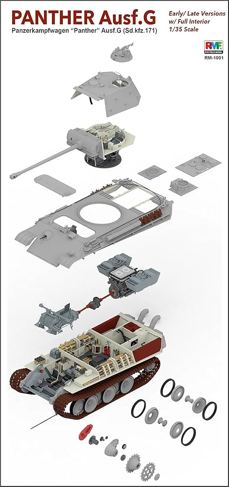Amazon | ライフィールドモデル 1/35 ドイツ軍 パンターG型 Sd
